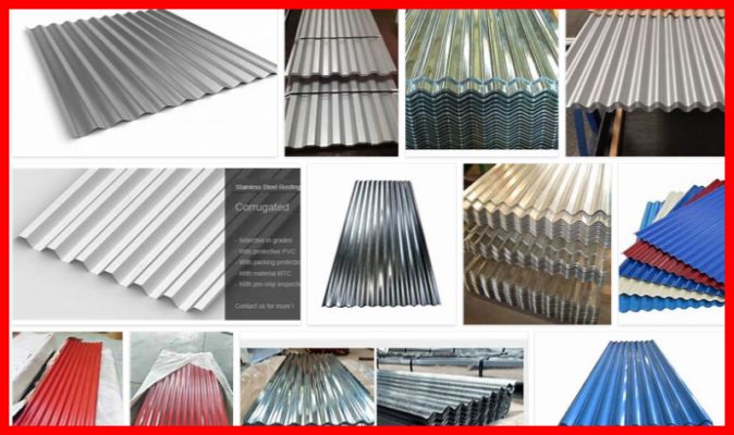 Corrugated Trapeziodal Steel Sheet