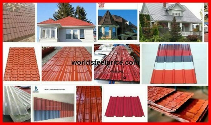 Red Steel Roof Sheet Price