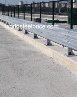 highway steel guardrail