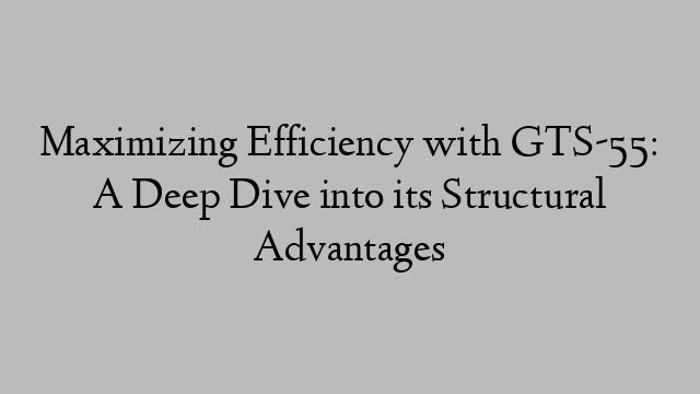 Maximizing Efficiency with GTS-55: A Deep Dive into its Structural Advantages