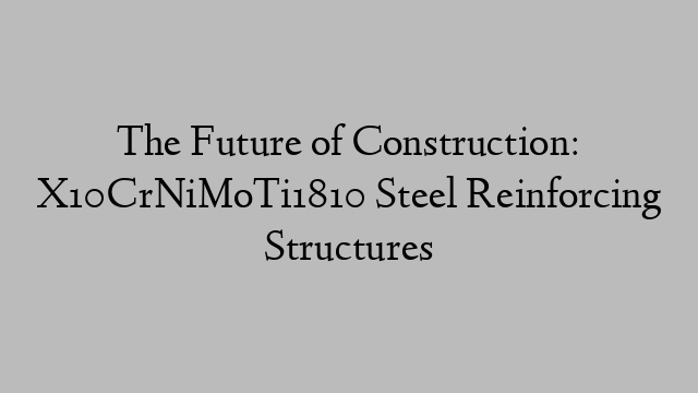 The Future of Construction: X10CrNiMoTi1810 Steel Reinforcing Structures